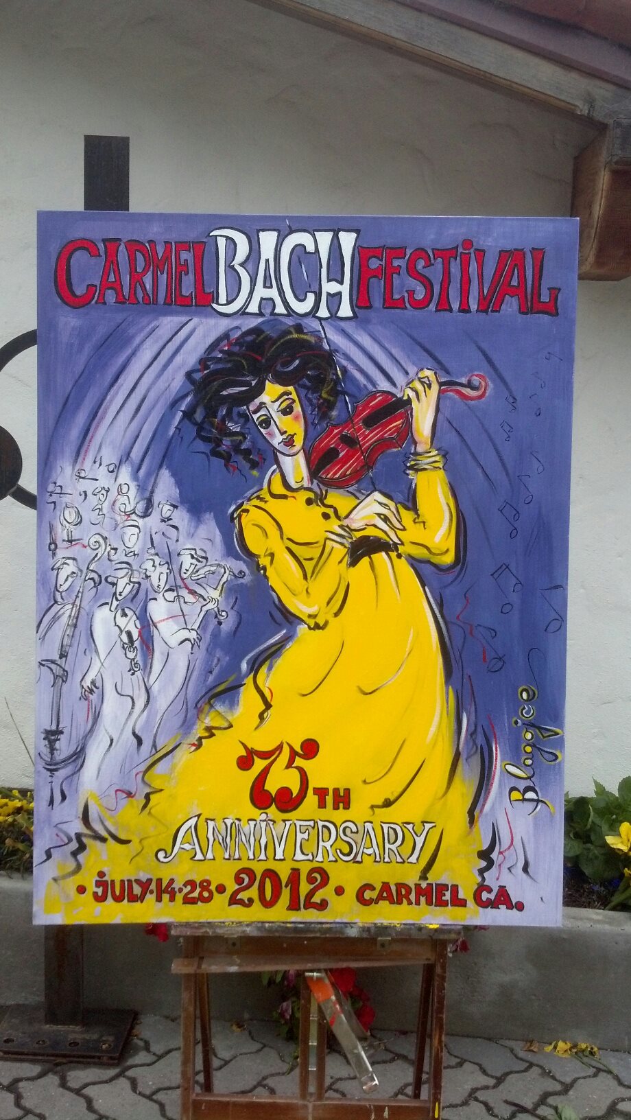 2012 Carmel Bach Festival Poster - in progress