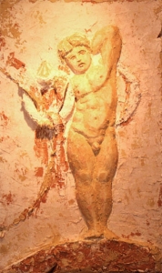 Puto Carrying the Ring of the Medici, Plaster of Paris, 63 x 39